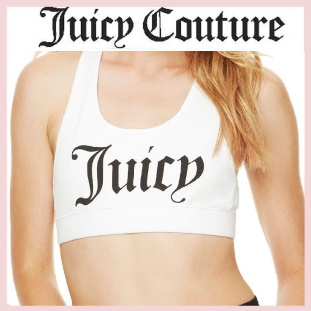 NWT Juicy Couture Black Label Racerback Bra Top S